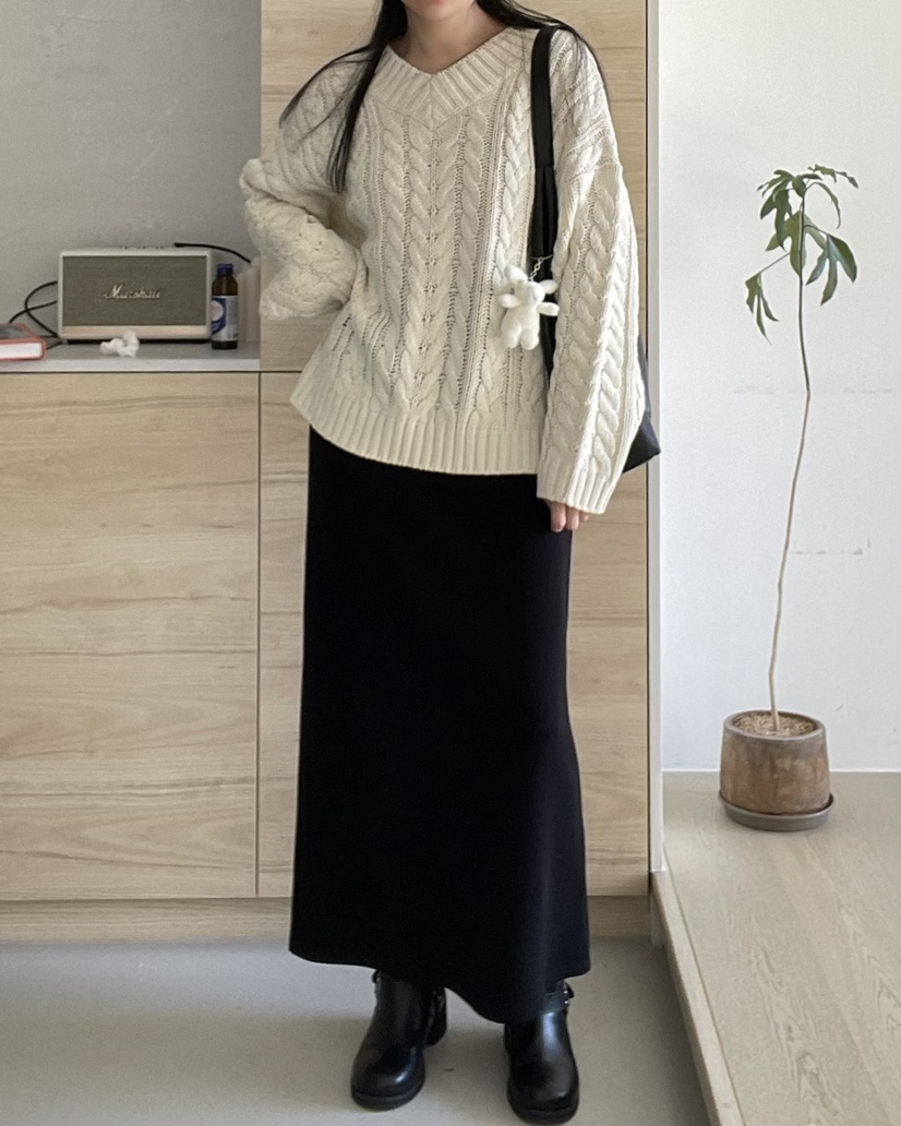 ALLVIBE東大門直郵女士新品真品25春夏熱賣職業休閑時尚毛衣ALLVIBE毛衣