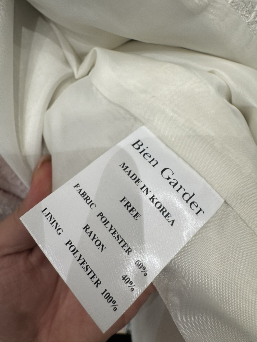 BIEN GARDER東大門直郵女士新品真品職業25春夏熱賣推薦夾克BIEN GARDER夾克