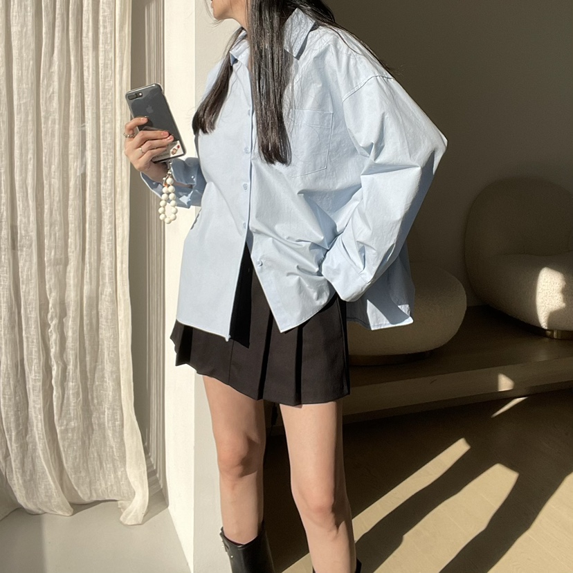 ALLVIBE東大門實拍女裝新品熱賣職業時尚真品人氣襯衫蕾絲衫ALLVIBE襯衫/蕾絲衫