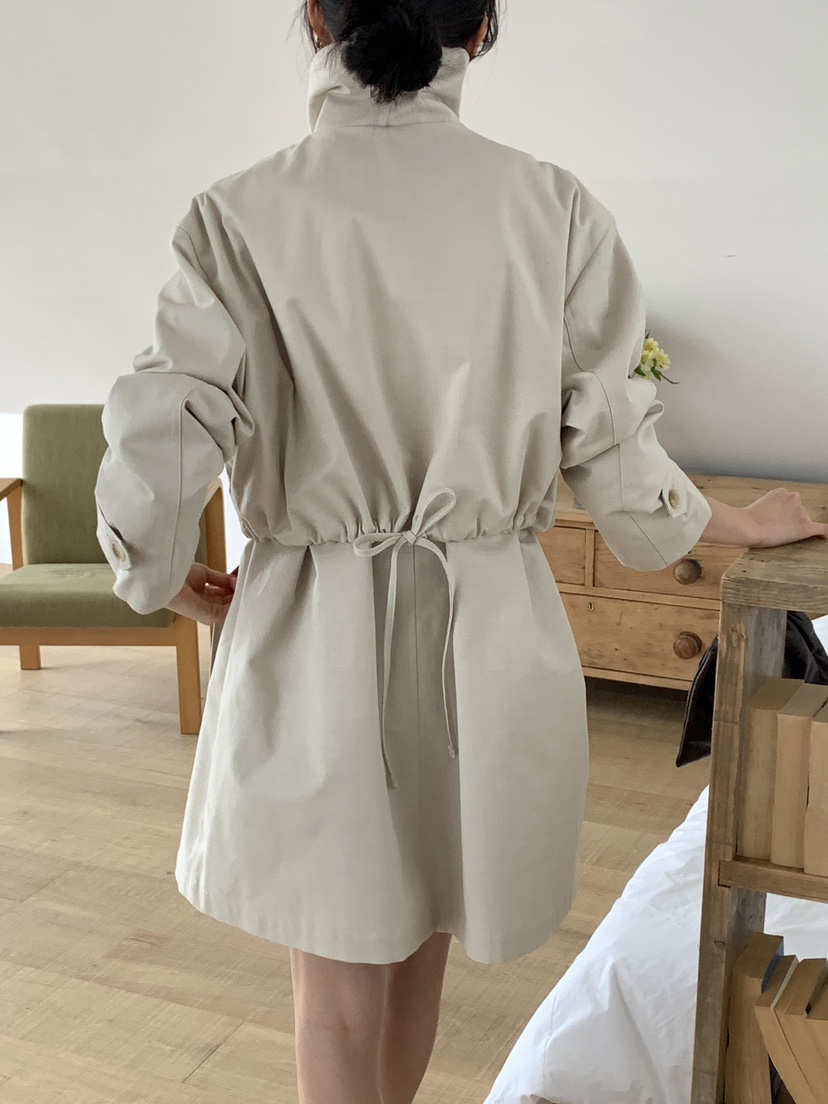 BIEN GARDER東大門代購女士新品人氣時尚25春夏中長款大衣BIEN GARDER中長款大衣