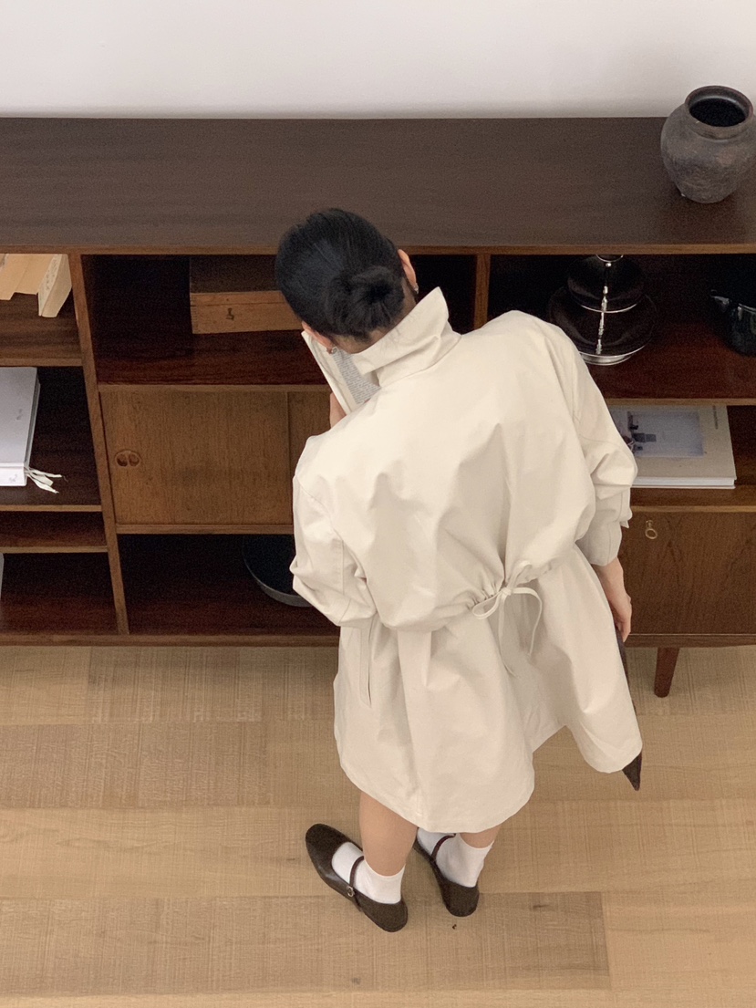 BIEN GARDER東大門代購女士新品人氣時尚25春夏中長款大衣BIEN GARDER中長款大衣