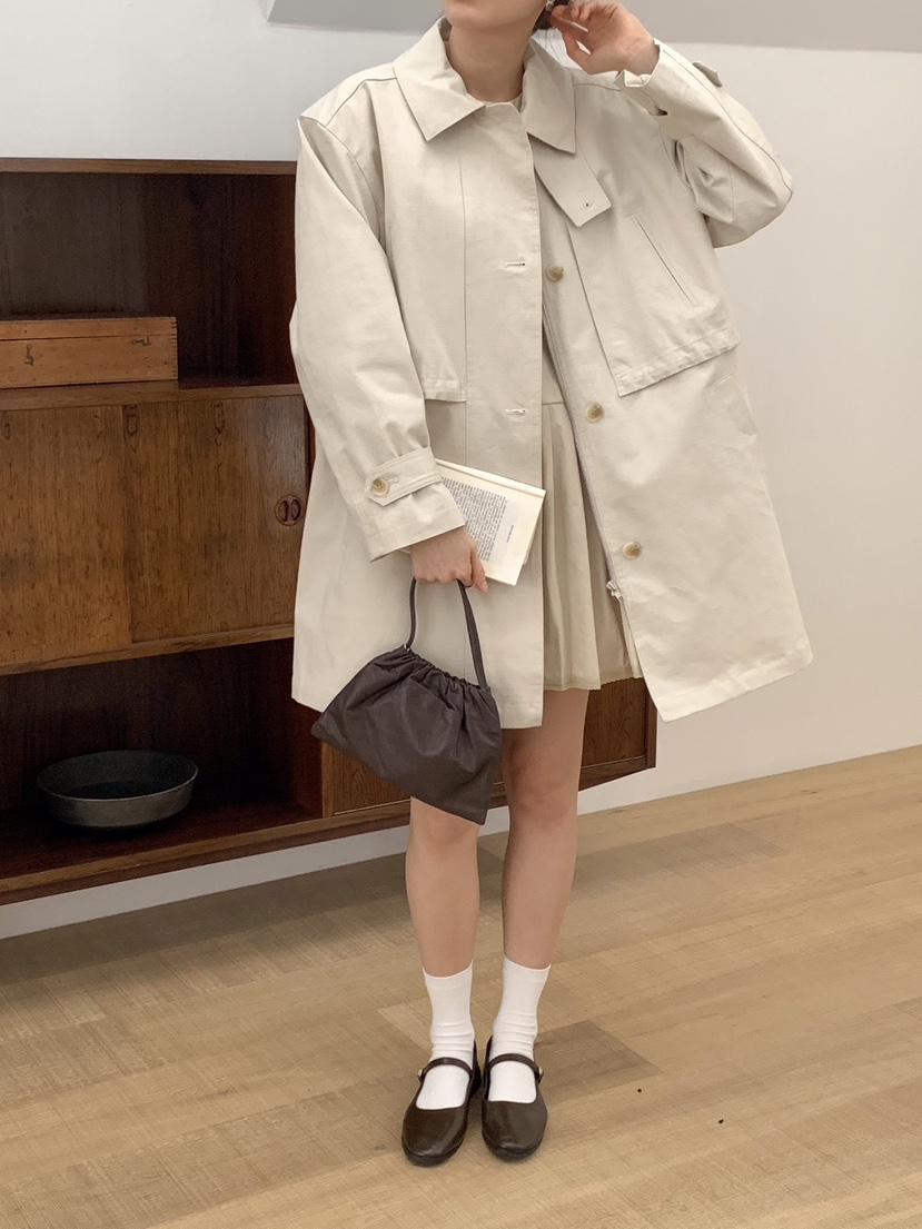 BIEN GARDER東大門代購女士新品人氣時尚25春夏中長款大衣BIEN GARDER中長款大衣