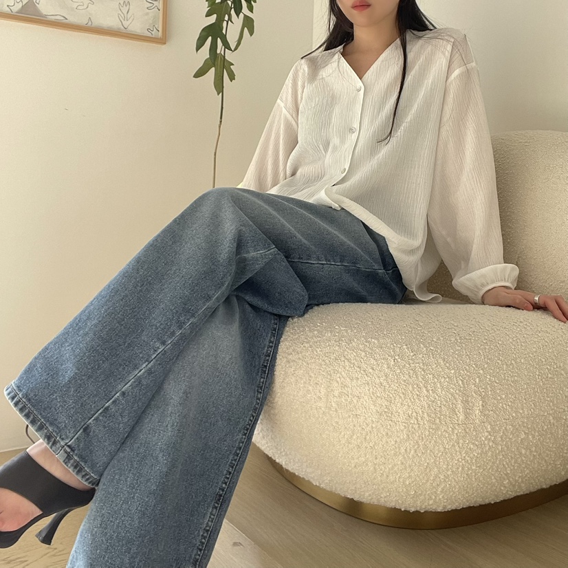 ALLVIBE東大門直郵女士新品熱賣真品職業人氣休閑時尚牛仔褲ALLVIBE牛仔褲