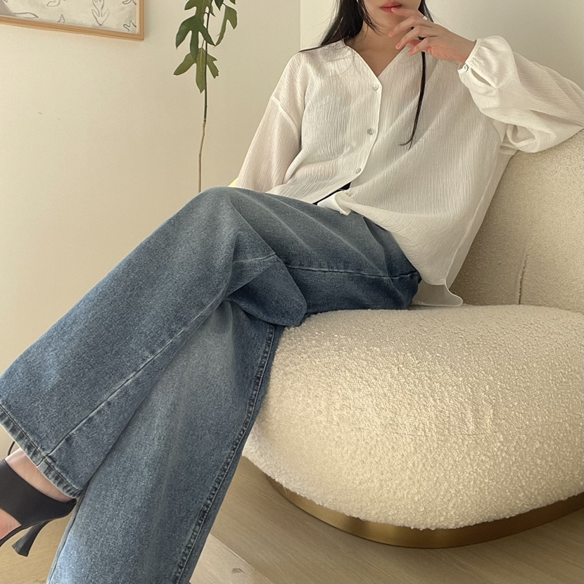 ALLVIBE東大門直郵女士新品熱賣真品職業人氣休閑時尚牛仔褲ALLVIBE牛仔褲