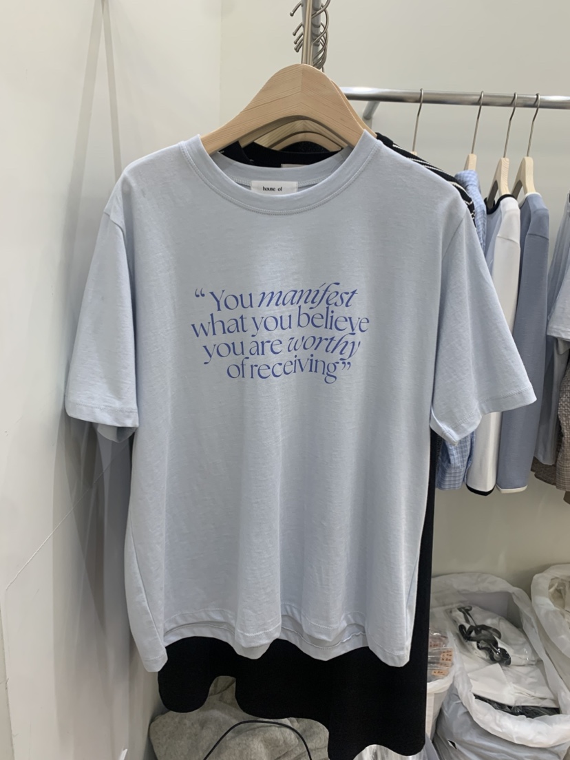 HOUSE OF/DE MERRY韓國直郵女裝新品職業休閑熱賣人氣T恤HOUSE OF/DE MERRYT恤圖色3