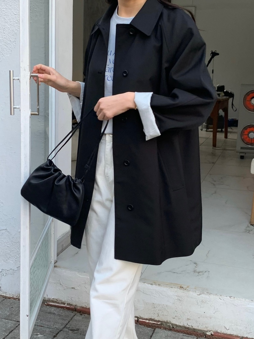 HOUSE OF/DE MERRY東大門實拍女裝新品休閑熱賣長款風衣HOUSE OF/DE MERRY長款風衣