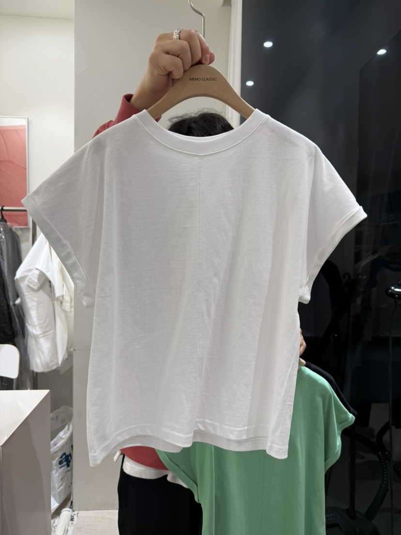MEMO CLASSIC韓國直郵女士新品推薦25春夏時尚休閑熱賣T恤MEMO CLASSICT恤圖色1