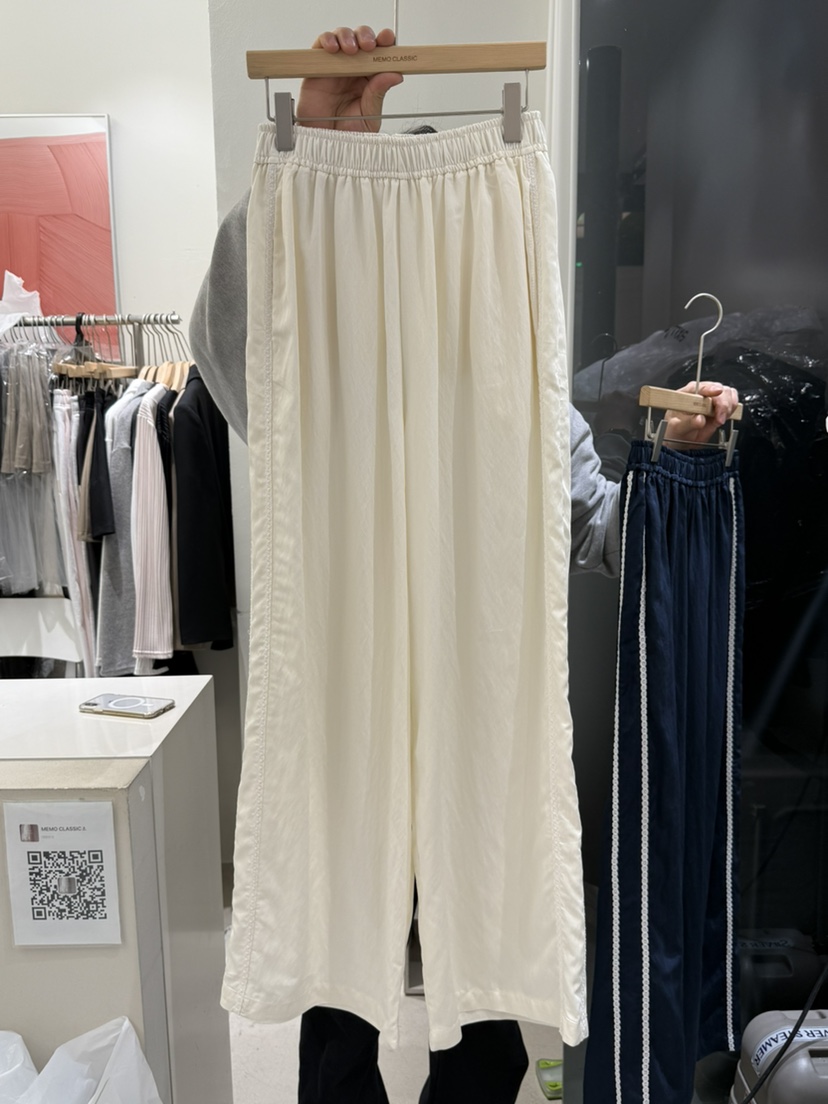MEMO CLASSIC韓國代購女士新品休閑推薦熱賣真品25春夏休閑褲MEMO CLASSIC休閑褲圖色1