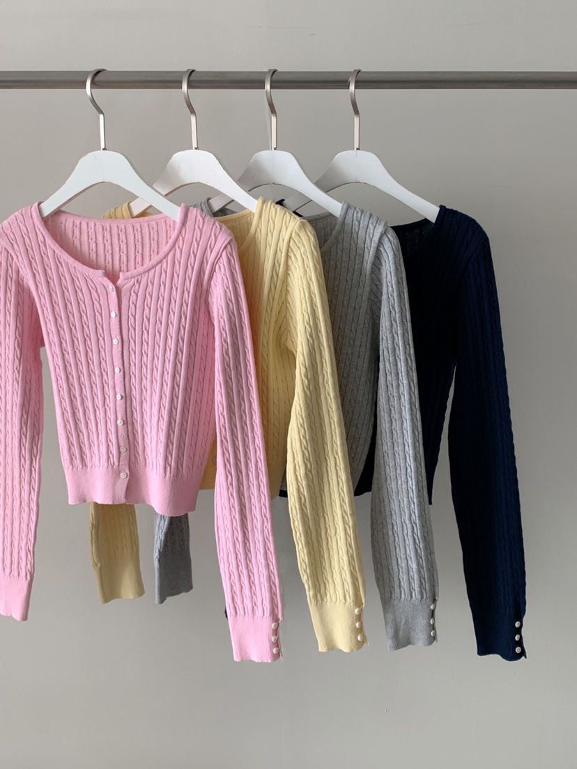 DARLUZ_MI韓國直郵女裝新品熱賣推薦25春夏時尚職業休閑針織衫DARLUZ_MI針織衫