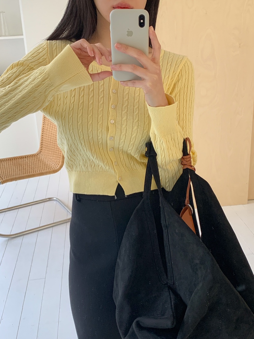 DARLUZ_MI韓國直郵女裝新品熱賣推薦25春夏時尚職業休閑針織衫DARLUZ_MI針織衫