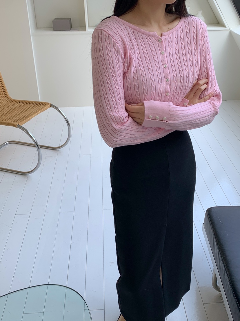 DARLUZ_MI韓國直郵女裝新品熱賣推薦25春夏時尚職業休閑針織衫DARLUZ_MI針織衫