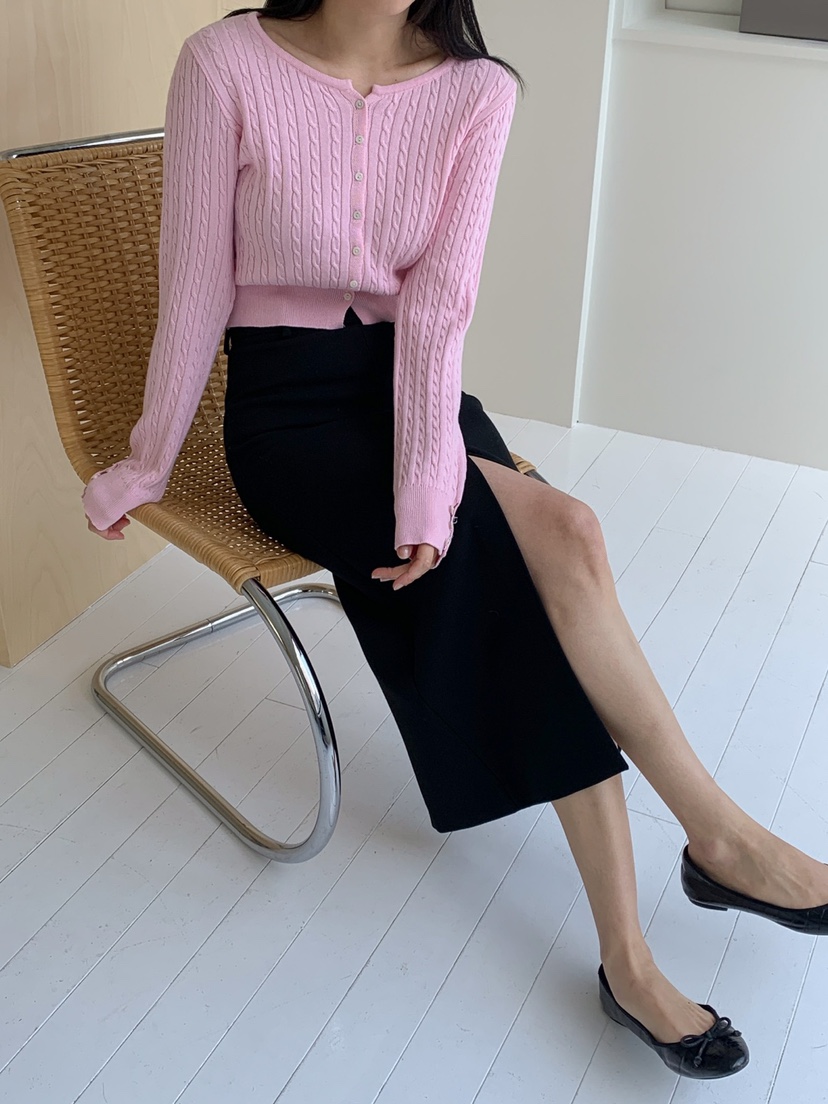 DARLUZ_MI韓國直郵女裝新品熱賣推薦25春夏時尚職業休閑針織衫DARLUZ_MI針織衫