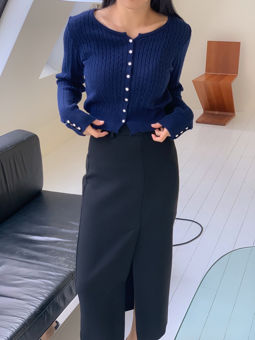 DARLUZ_MI韓國直郵女裝新品熱賣推薦25春夏時尚職業休閑針織衫DARLUZ_MI針織衫