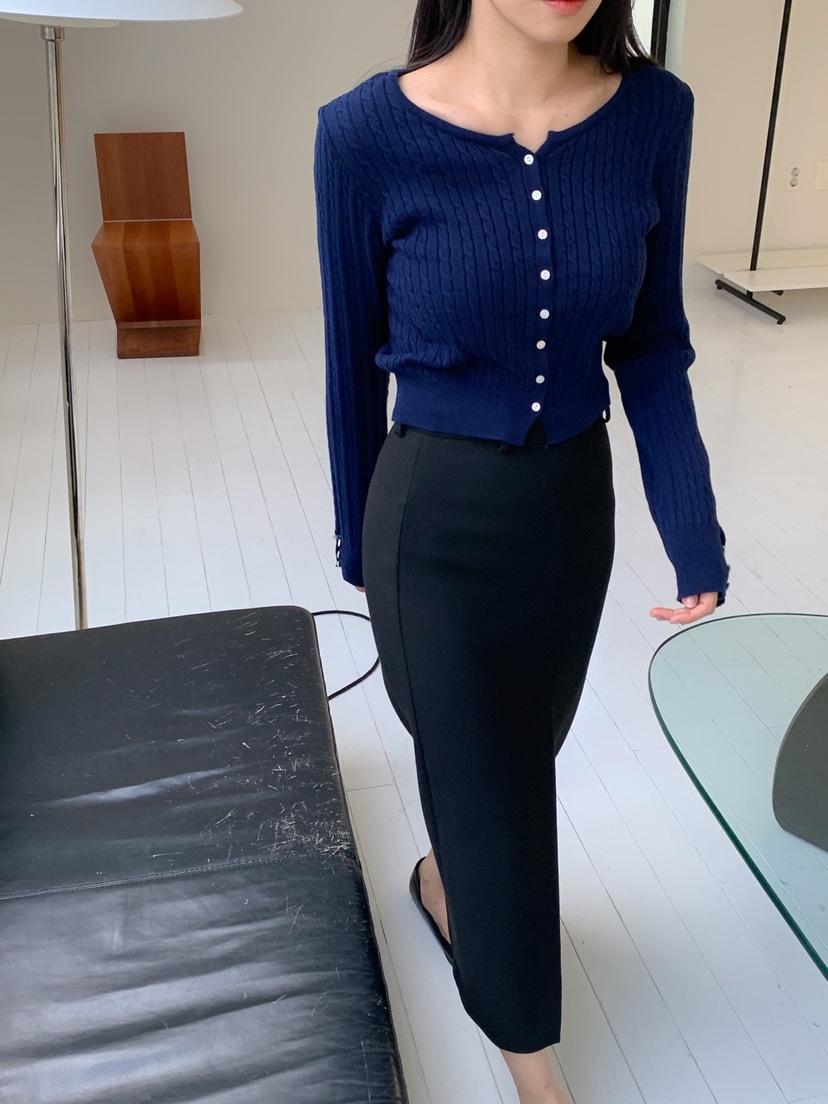 DARLUZ_MI韓國直郵女裝新品熱賣推薦25春夏時尚職業休閑針織衫DARLUZ_MI針織衫