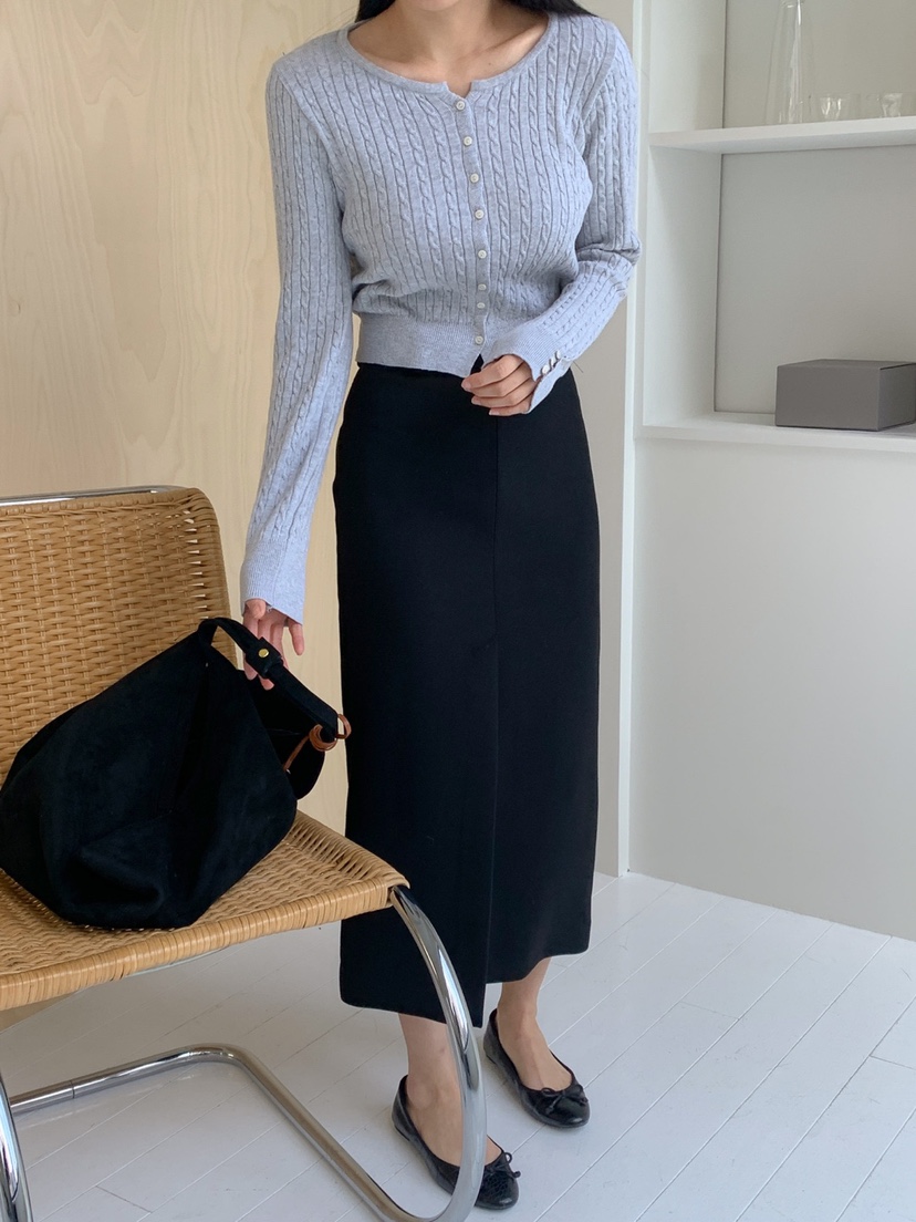 DARLUZ_MI韓國直郵女裝新品熱賣推薦25春夏時尚職業休閑針織衫DARLUZ_MI針織衫