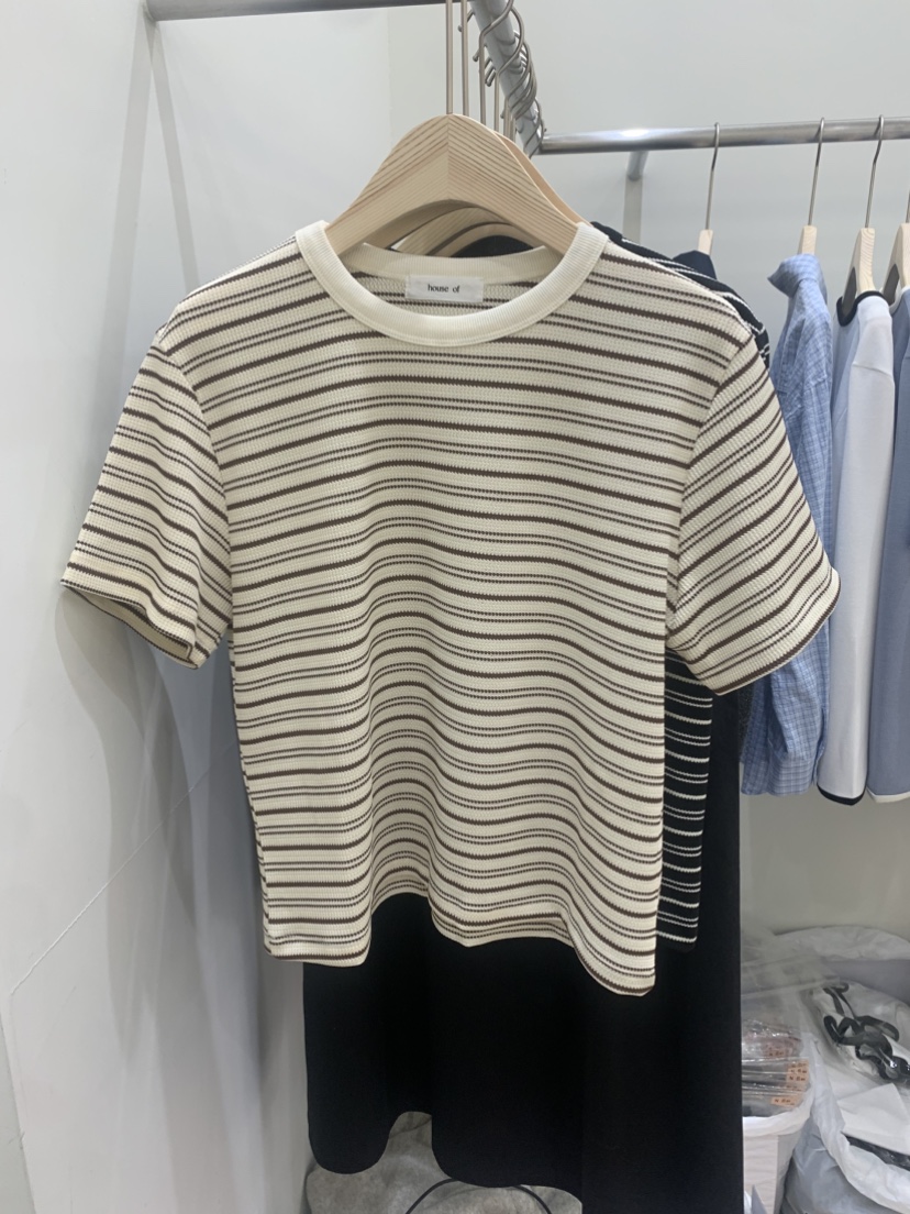 HOUSE OF/DE MERRY韓國直郵女士新品休閑真品25春夏熱賣T恤HOUSE OF/DE MERRYT恤