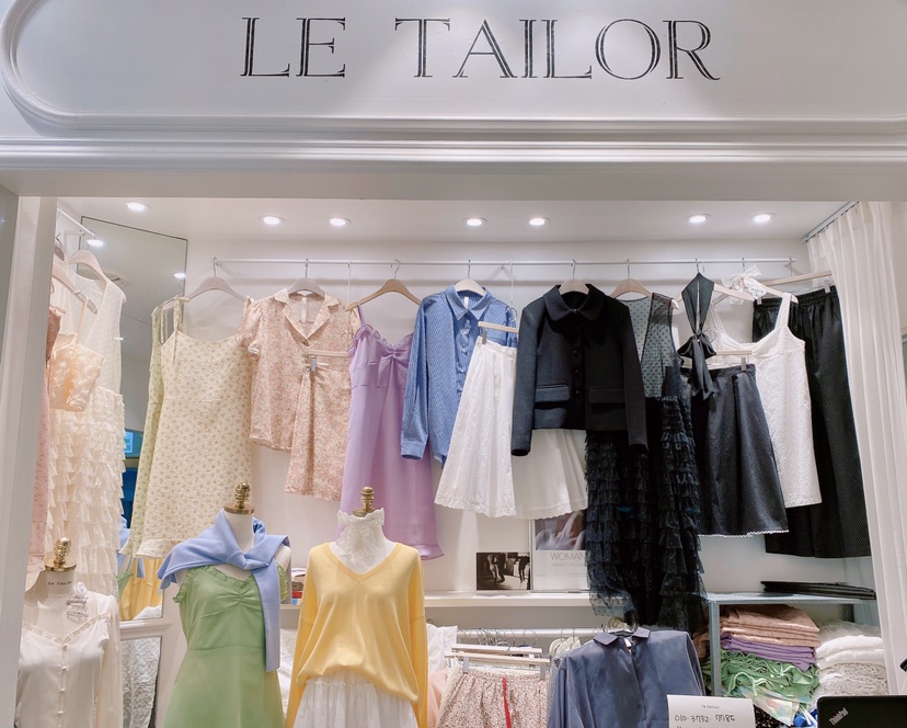 LETAILOR韓國直郵女士新品真品職業熱賣25春夏推薦休閑連衣裙LETAILOR連衣裙
