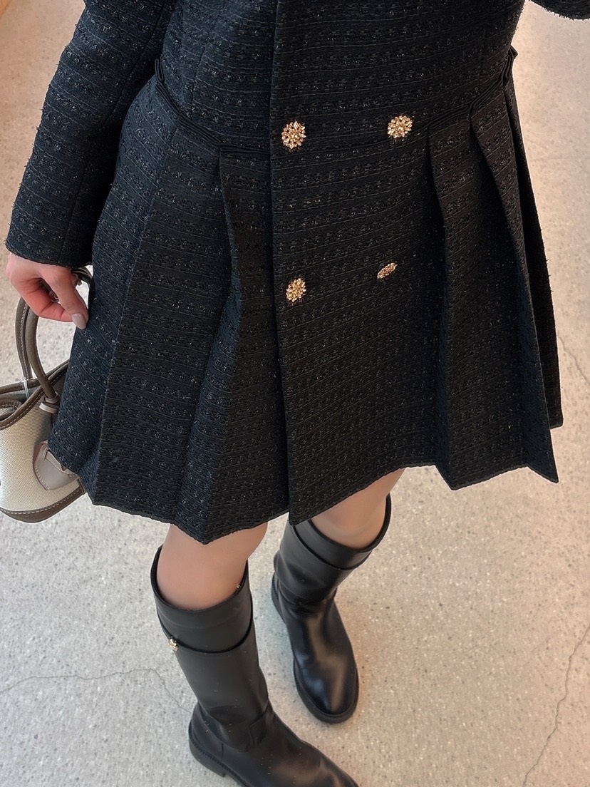 JUJU韓國直郵女裝新款人氣25春夏推薦時尚熱賣職業中長款大衣JUJU中長款大衣