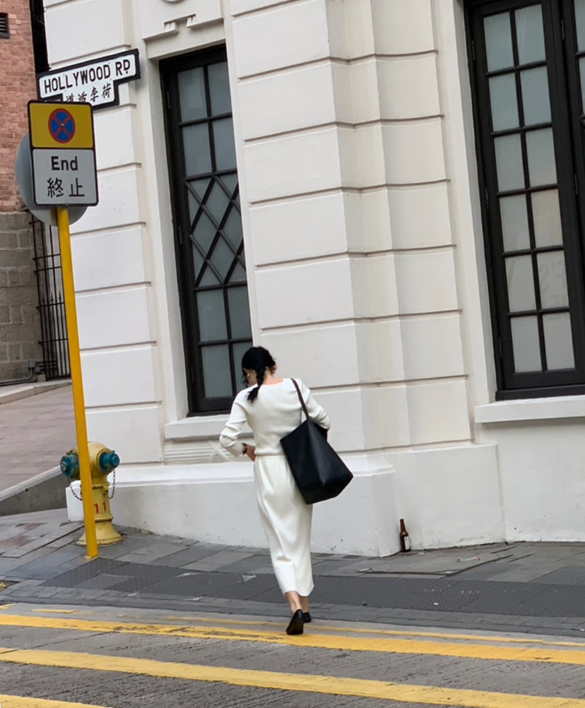 A Flan韓國代購女士新款休閑職業熱賣時尚真品25春夏人氣長裙A Flan長裙