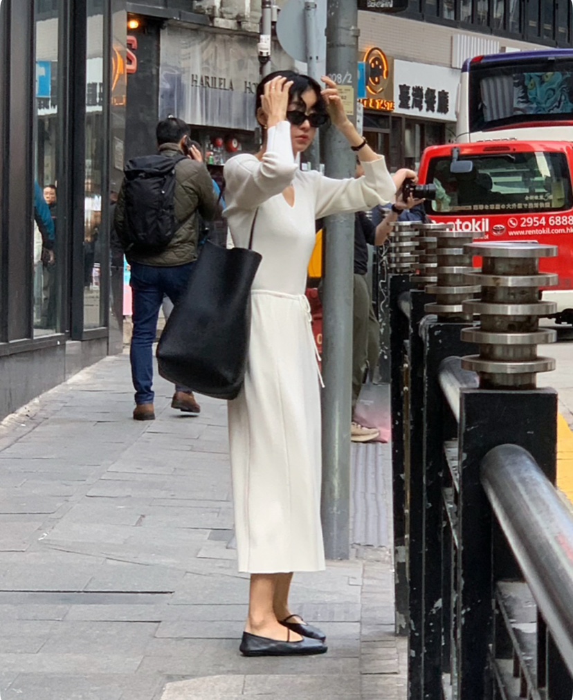 A Flan韓國代購女士新款休閑職業熱賣時尚真品25春夏人氣長裙A Flan長裙