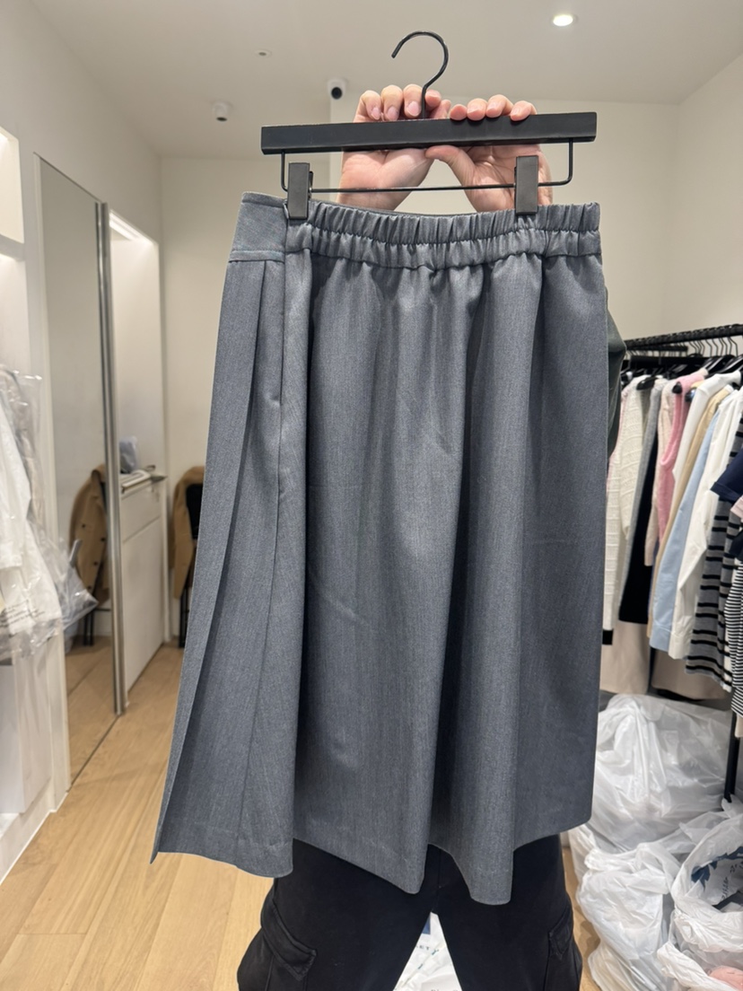 BIEN GARDER韓國代購女裝新款熱賣職業推薦半身裙中短裙褶皺BIEN GARDER半身裙/中短裙