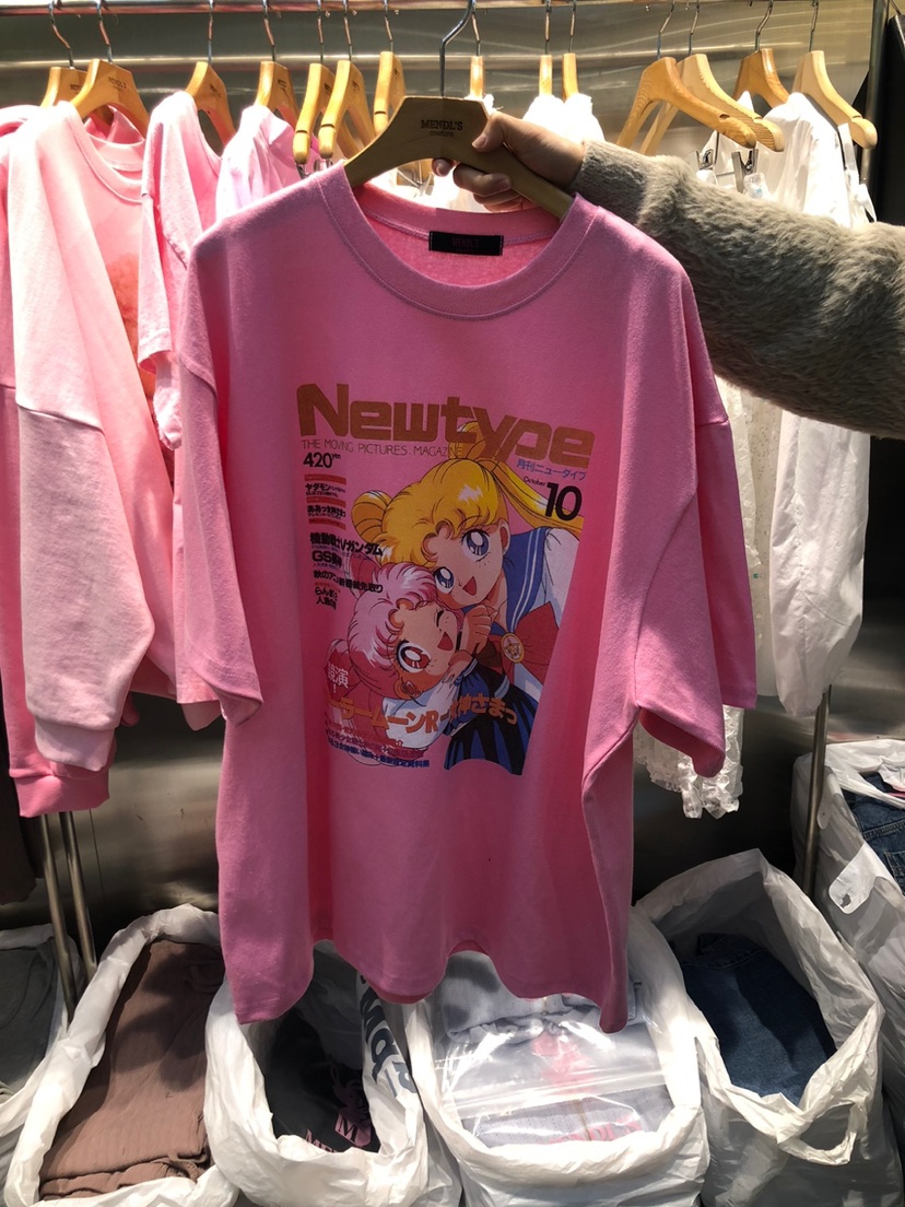 MENDL S韓國直郵女裝新品人氣時尚職業25春夏熱賣真品休閑T恤MENDL ST恤圖色2