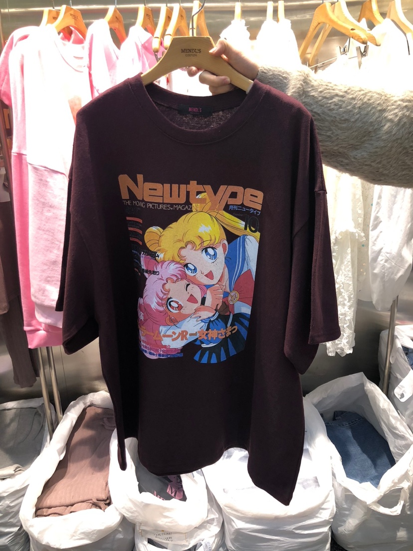 MENDL S韓國直郵女裝新品人氣時尚職業25春夏熱賣真品休閑T恤MENDL ST恤圖色3