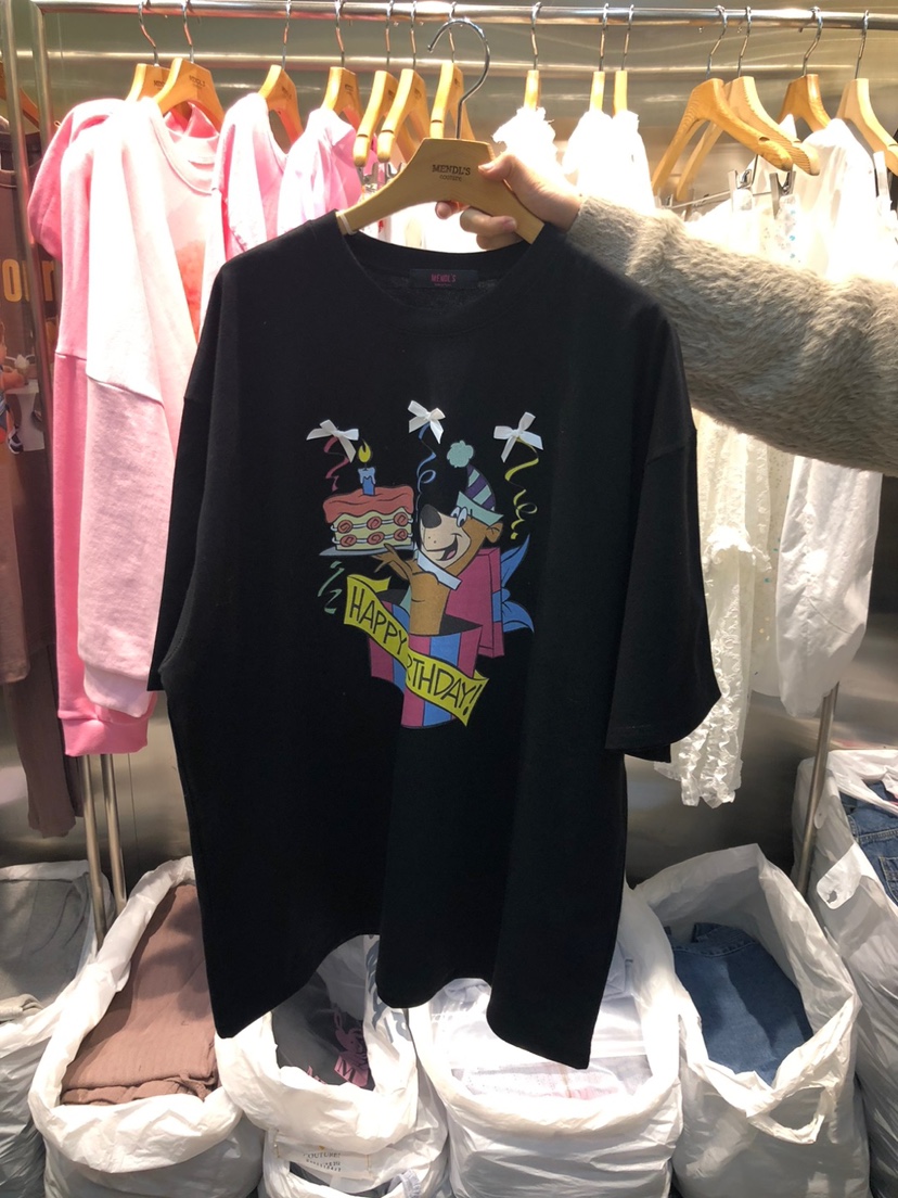 MENDL S韓國代購女裝新款25春夏推薦休閑熱賣真品人氣時尚T恤MENDL ST恤圖色2