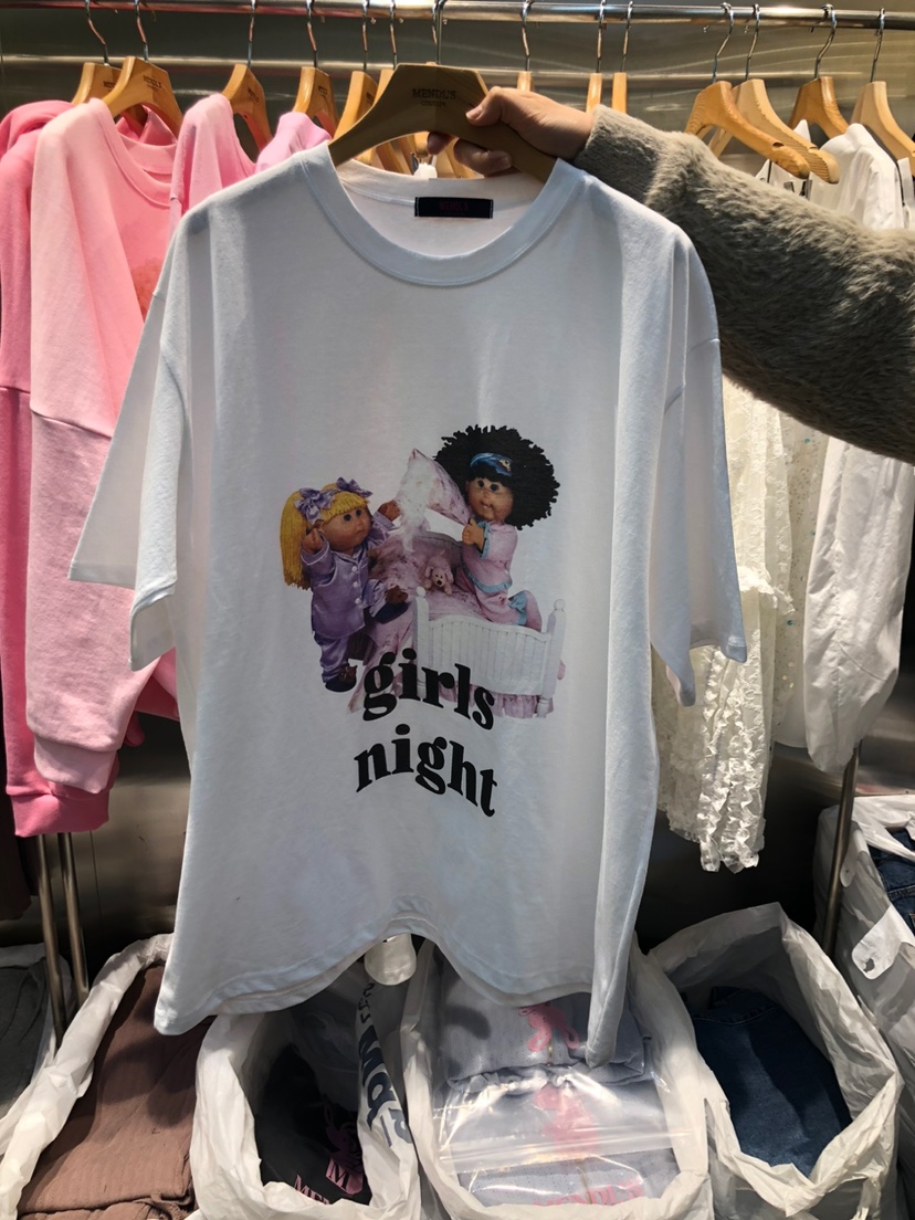 MENDL S韓國代購女裝新款25春夏人氣休閑熱賣時尚推薦職業T恤MENDL ST恤
