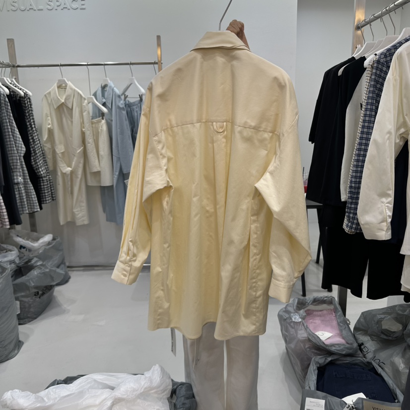 VISUAL SPACE東大門實拍女士新品推薦人氣襯衫蕾絲衫含脖帶VISUAL SPACE襯衫/蕾絲衫
