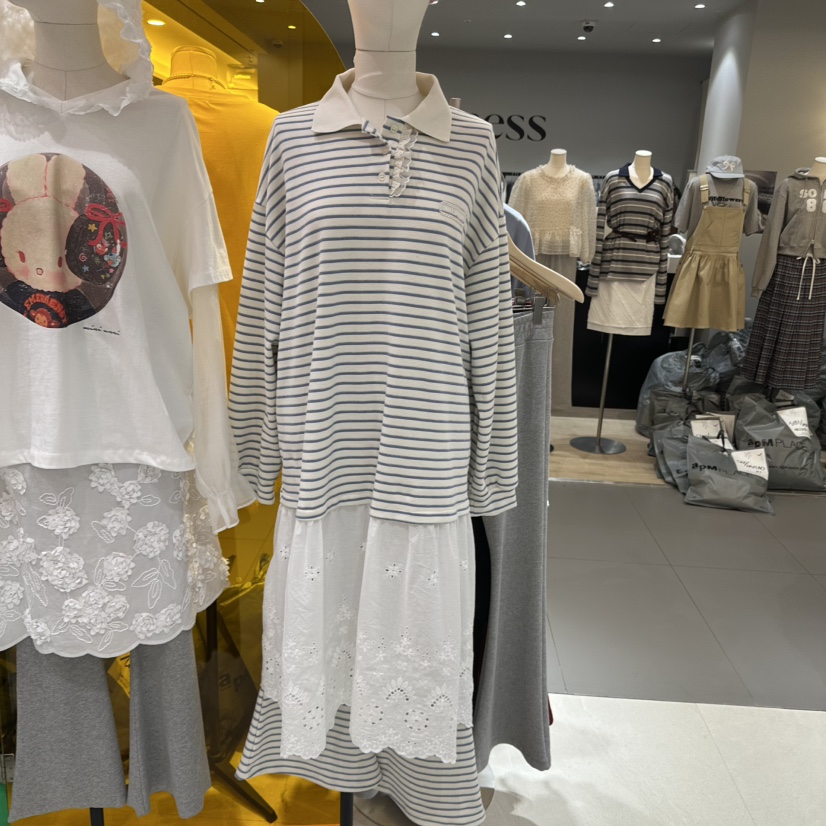 MINI UNNI東大門實拍女裝新品人氣推薦休閑25春夏時尚連衣裙MINI UNNI連衣裙圖色2