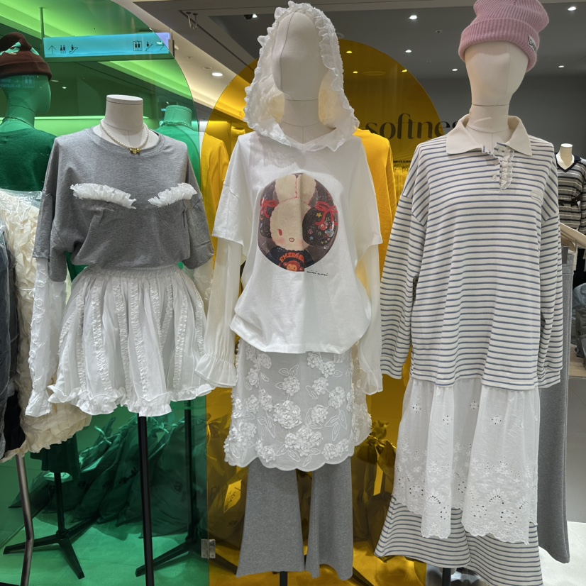 MINI UNNI東大門直郵女裝新款真品職業休閑熱賣人氣長袖T恤MINI UNNI長袖T恤