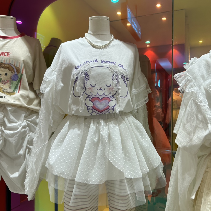 MINI UNNI韓國直郵女裝新款推薦時尚熱賣人氣職業休閑長袖T恤MINI UNNI長袖T恤圖色3