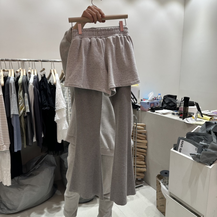 MINI UNNI東大門代購女士新品熱賣真品休閑25春夏職業休閑褲MINI UNNI休閑褲