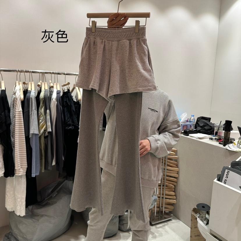 MINI UNNI東大門代購女士新品熱賣真品休閑25春夏職業休閑褲MINI UNNI休閑褲圖色2