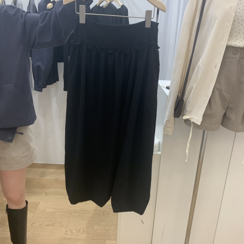 OFCOURSE東大門直郵女裝新款休閑25春夏半身裙中短裙南瓜裙OFCOURSE半身裙/中短裙圖色2