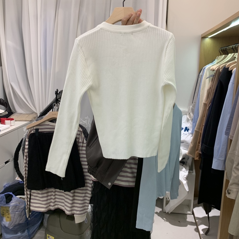 ALOT東大門實拍女裝新品時尚真品25春夏人氣推薦休閑針織衫A LOT針織衫