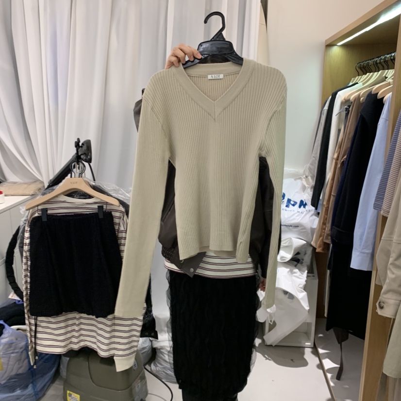ALOT東大門實拍女裝新品時尚真品25春夏人氣推薦休閑針織衫A LOT針織衫圖色4