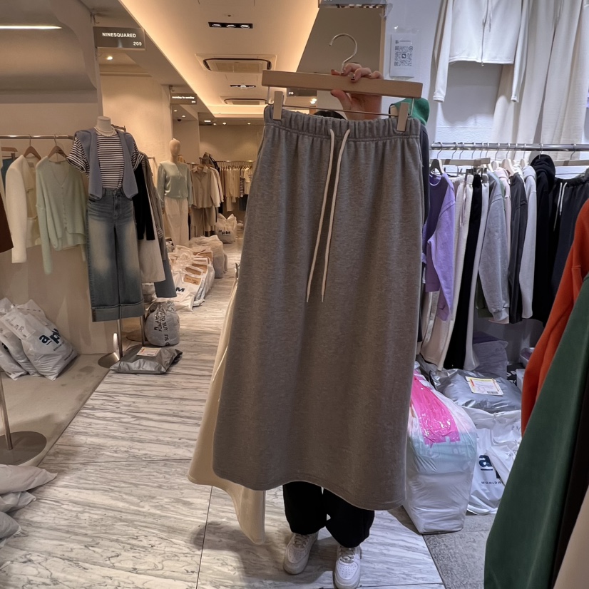 COKE CAKE韓國代購女裝新款真品休閑熱賣25春夏人氣時尚長裙CHAE長裙圖色1
