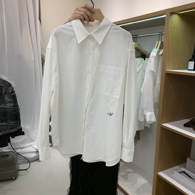ALOT東大門代購女士新品熱賣25春夏人氣真品推薦襯衫蕾絲衫A LOT襯衫/蕾絲衫圖色2