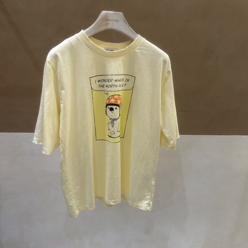 SOLOUNO東大門直郵女裝新品熱賣職業推薦真品休閑25春夏T恤URBANE-PT恤圖色1