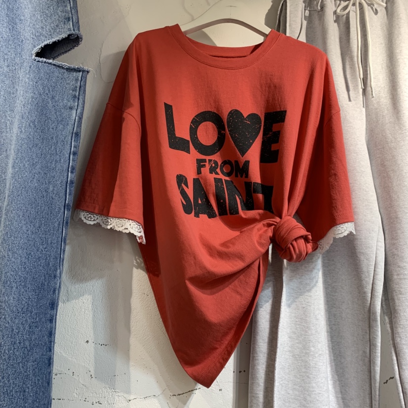 OZ韓國直郵女裝新品休閑25春夏職業時尚推薦真品人氣熱賣T恤OZ.ounceT恤圖色2