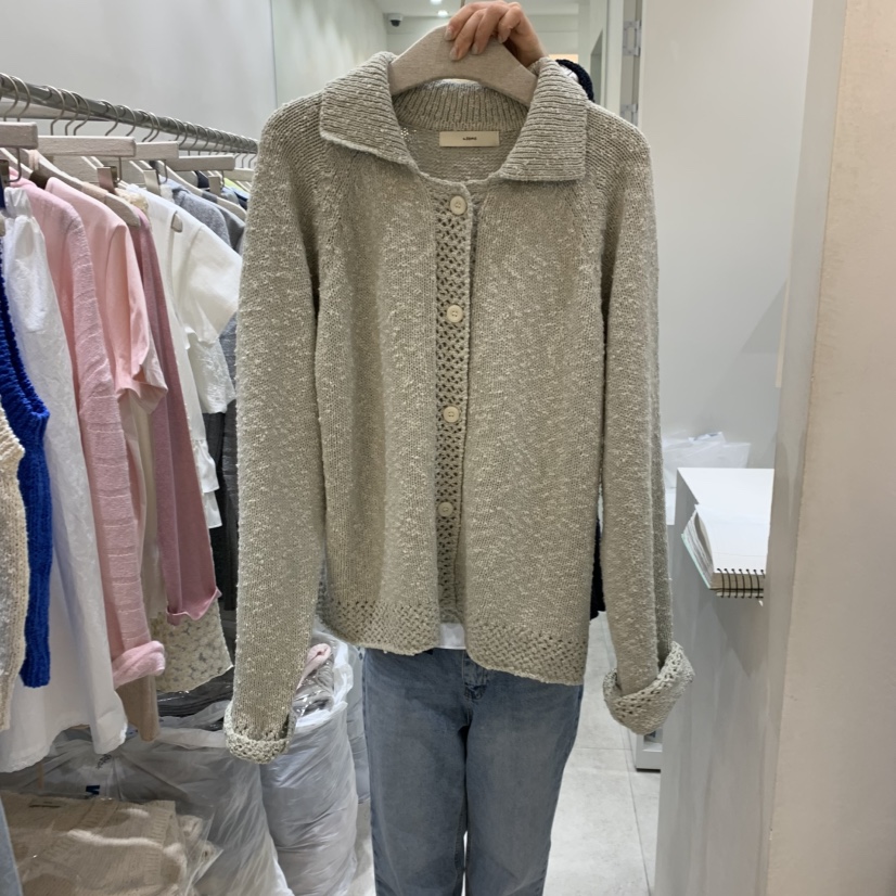 ASOME韓國直郵女士新款時尚職業休閑熱賣25春夏真品人氣針織衫A.SOME針織衫圖色2