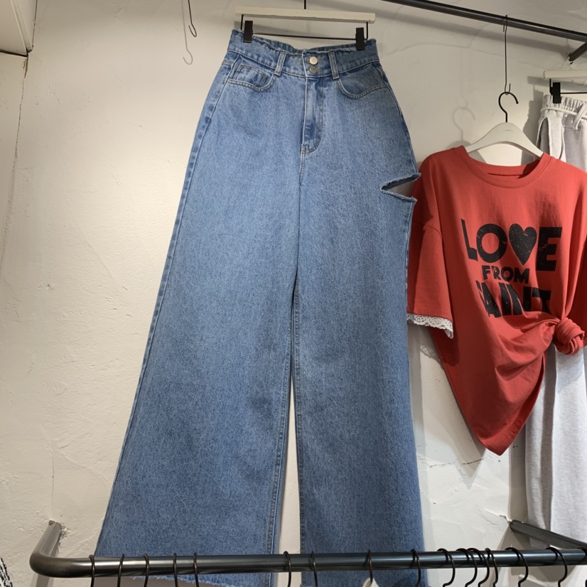 OZ東大門實拍女裝新品真品25春夏推薦熱賣人氣時尚休閑牛仔褲OZ.ounce牛仔褲