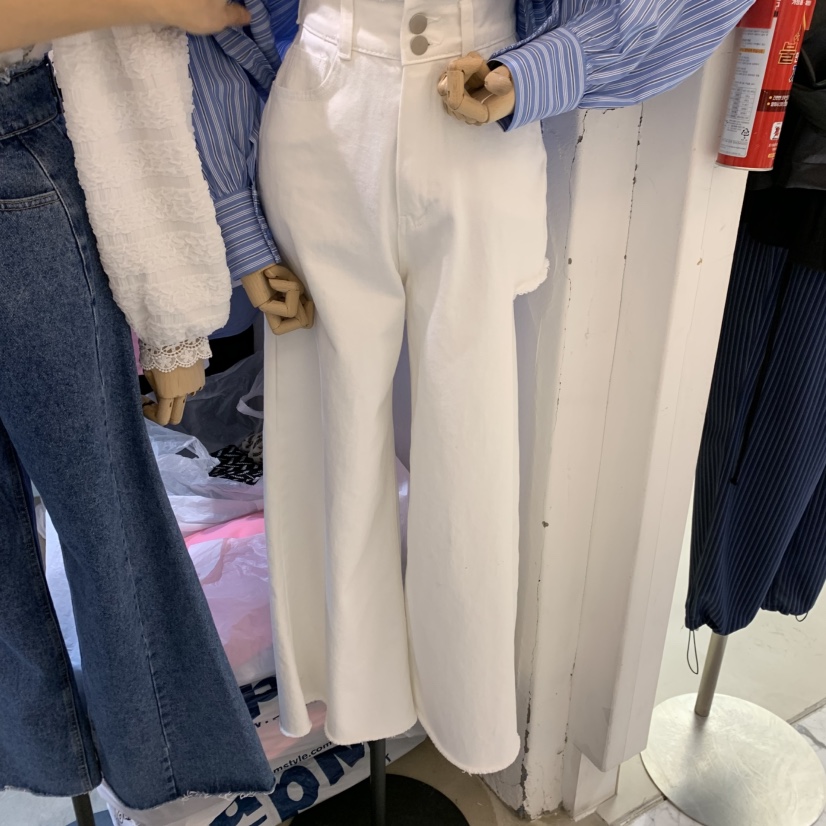 OZ東大門實拍女裝新品真品25春夏推薦熱賣人氣時尚休閑牛仔褲OZ.ounce牛仔褲圖色2