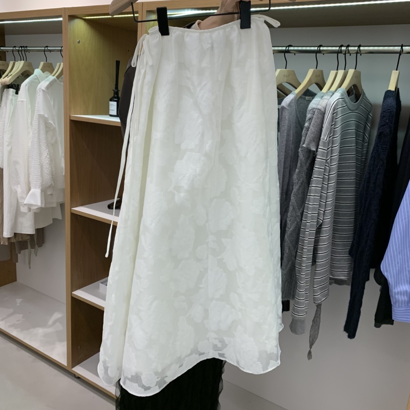 ALOT韓國直郵女裝新品熱賣職業25春夏時尚半身裙中短裙歐根紗A LOT半身裙/中短裙