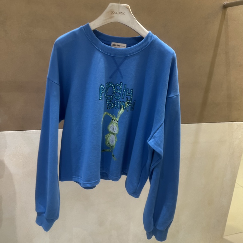 SOLOUNO東大門代購女裝新款推薦時尚25春夏休閑長袖T恤兔子SOLOUNO長袖T恤圖色3
