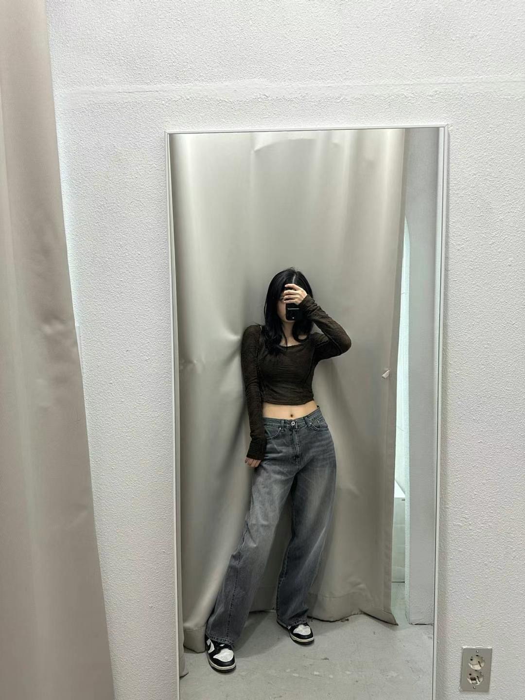 INDIGO-인디고-T韓國直郵女裝新款推薦職業真品25春夏牛仔褲INDIGO牛仔褲圖色2