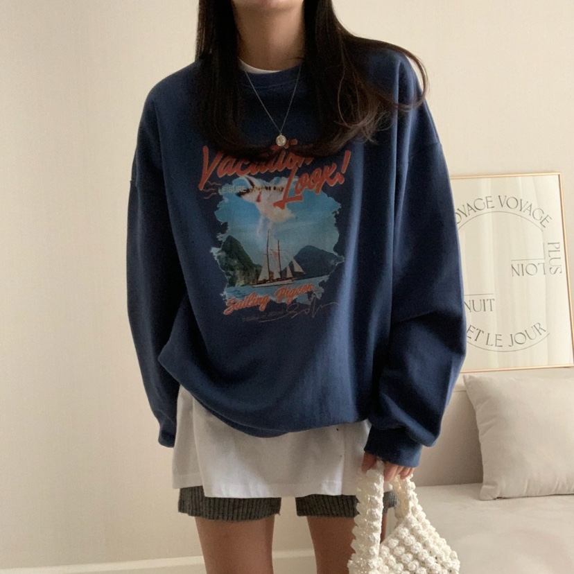 FROMJINI東大門代購女裝新品職業休閑真品時尚人氣25春夏衛衣FROMJINI衛衣