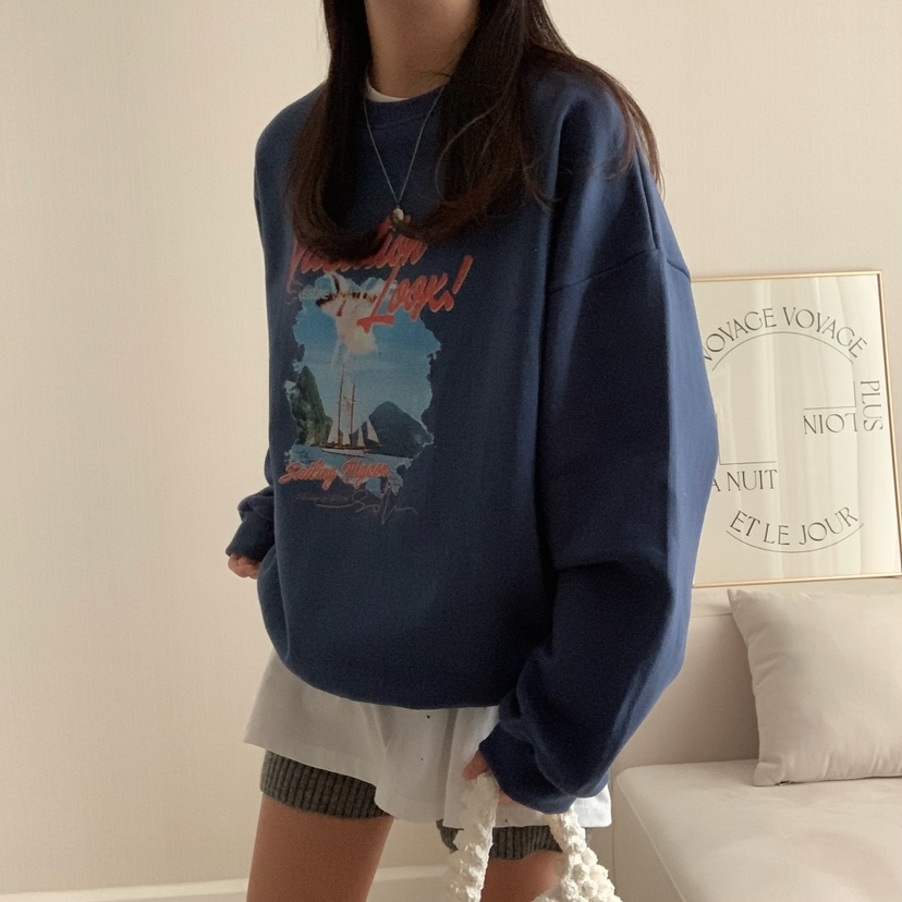 FROMJINI東大門代購女裝新品職業休閑真品時尚人氣25春夏衛衣FROMJINI衛衣